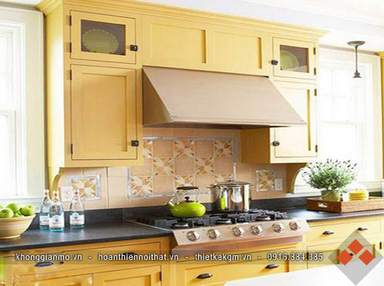 Lựa chọn màu sắc kích thích vị giác cho nội thất phòng bếp